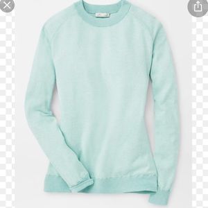 NWT baby blue peter millar crew neck sweater
